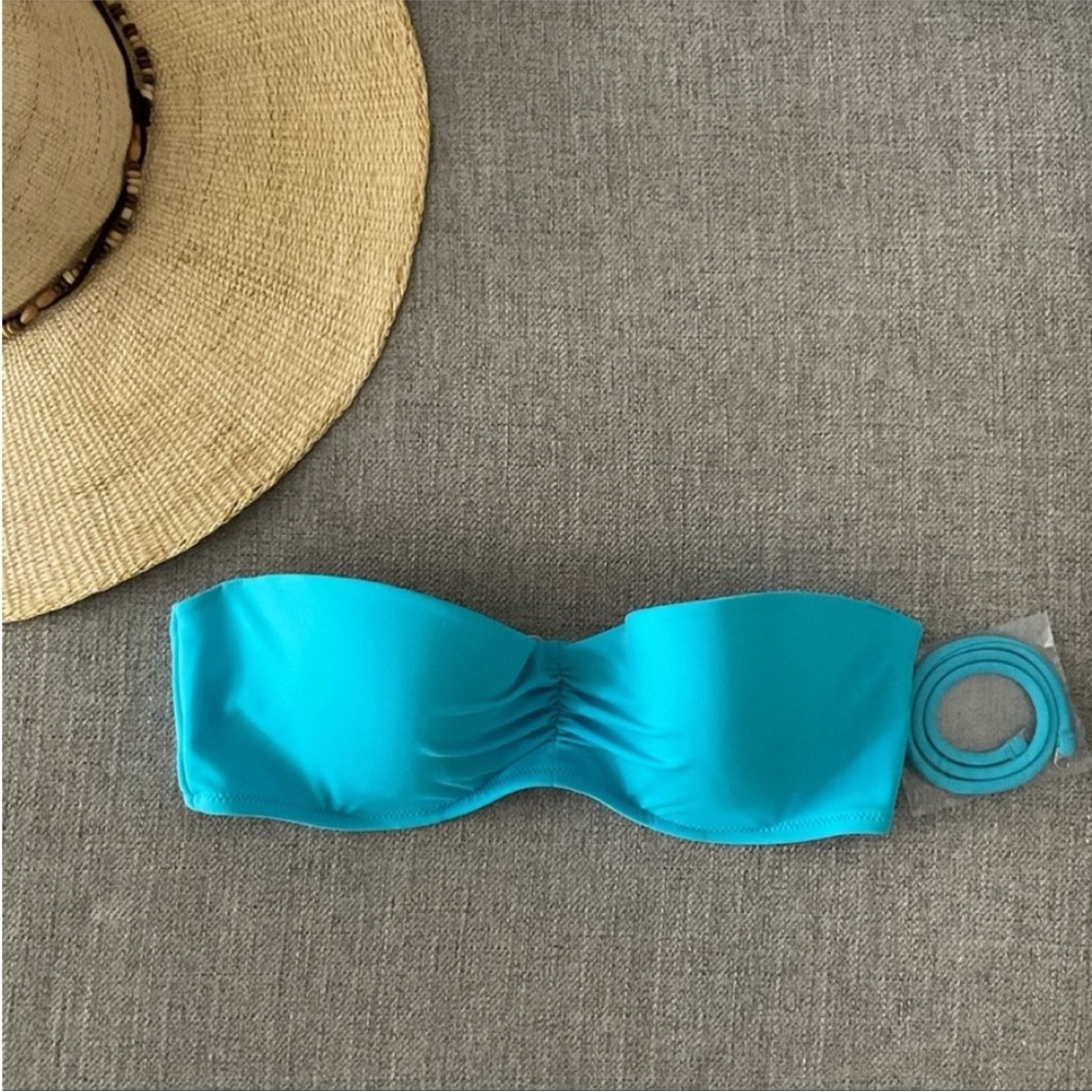 Victoria’s Secret Electric Blue Bikini Swimsuit Bandeau Top✨